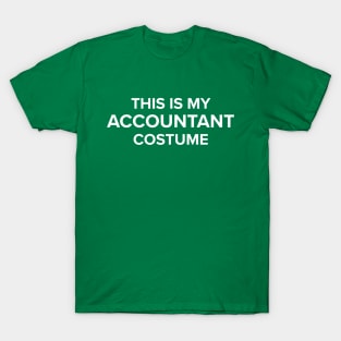 Halloween Costume Accountant T-Shirt